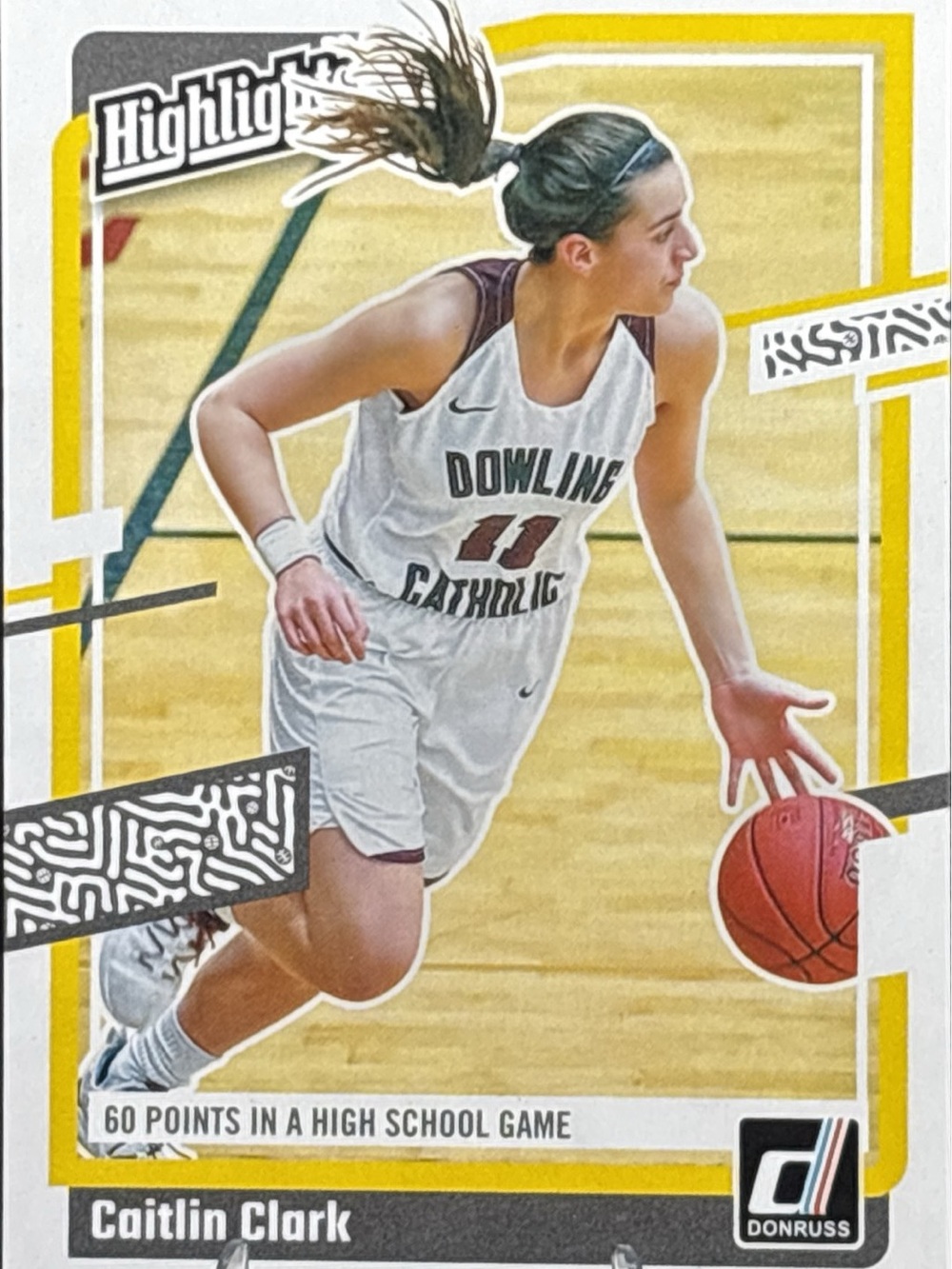 2024 Panini Donruss Caitlin Clark Collection Basketball Trading Card